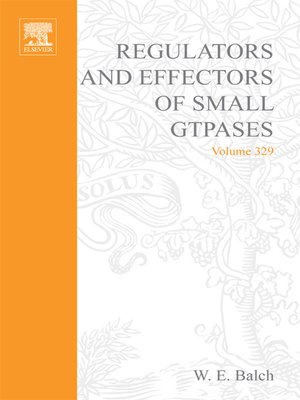 cover image of Regulators and Effectors of Small GTPases, Part E